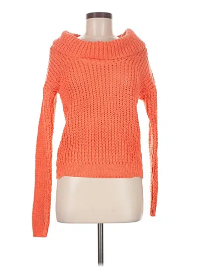 Pre-owned Poof Pullover Sweater In Orange