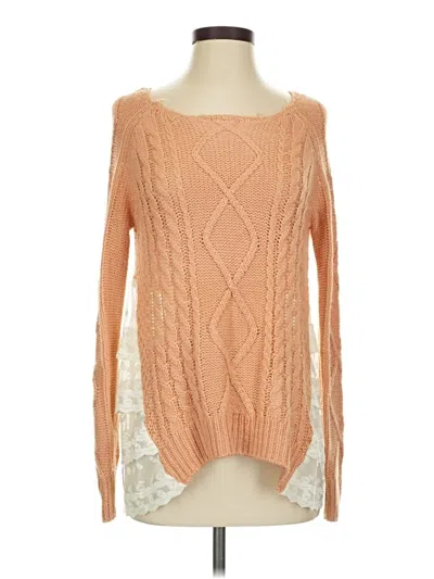 Pre-owned Poof Pullover Sweater In Orange