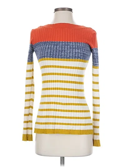 Pre-owned Poof Pullover Sweater In Orange