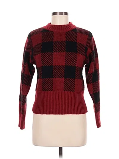 Pre-owned Poof Pullover Sweater In Red