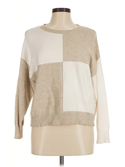 Pre-owned Poof Pullover Sweater In Tan