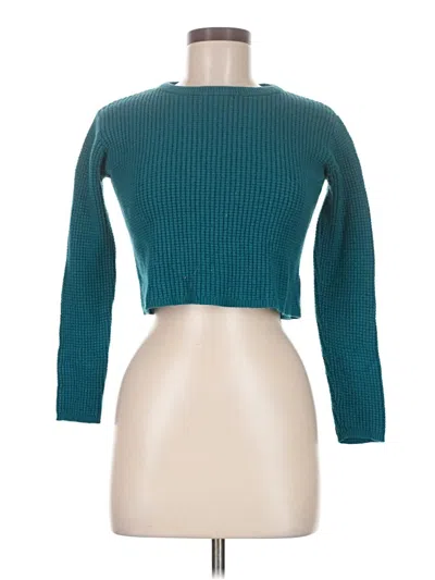 Pre-owned Poof Pullover Sweater In Teal
