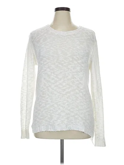 Pre-owned Poof Pullover Sweater In White