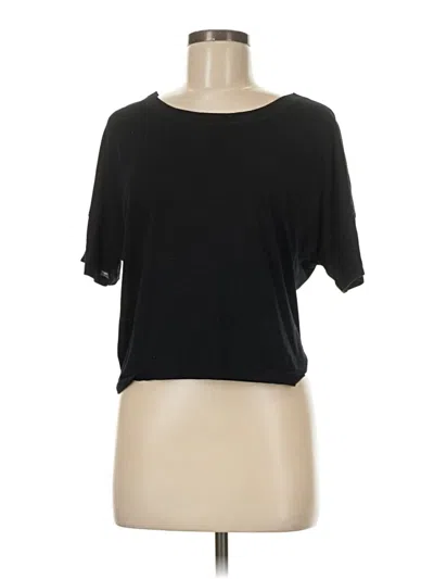 Pre-owned Poof Short Sleeve T-shirt In Black