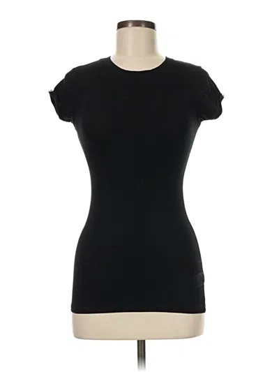 Pre-owned Poof Short Sleeve T-shirt In Black