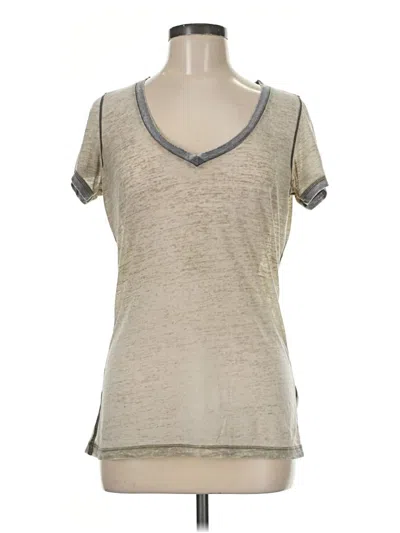 Pre-owned Poof Short Sleeve T-shirt In Tan