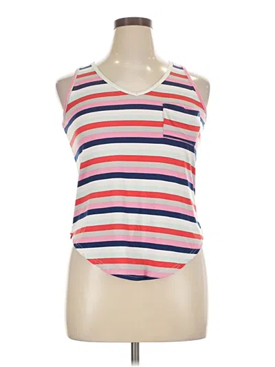Pre-owned Poof Sleeveless Top Pink Scoop Neck Tops