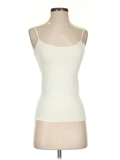 Pre-owned Poof Sleeveless T-shirt In White