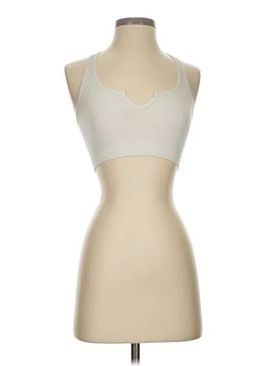 Pre-owned Poof Tank Top Ivory Halter Neckline Tops