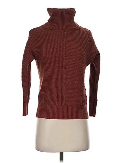 Pre-owned Poof Turtleneck Sweater In Brown