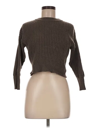 Pre-owned Poof Turtleneck Sweater In Brown