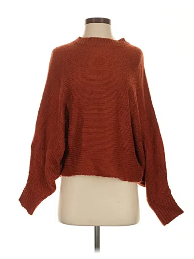 Pre-owned Poof Turtleneck Sweater In Brown