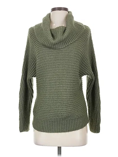 Pre-owned Poof Turtleneck Sweater In Green