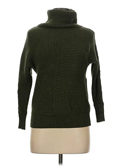 Pre-owned Poof Turtleneck Sweater In Green