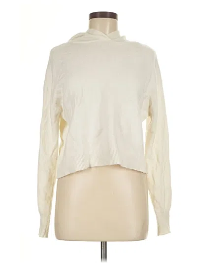Pre-owned Poof Turtleneck Sweater In Ivory