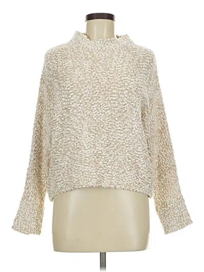 Pre-owned Poof Turtleneck Sweater In Ivory