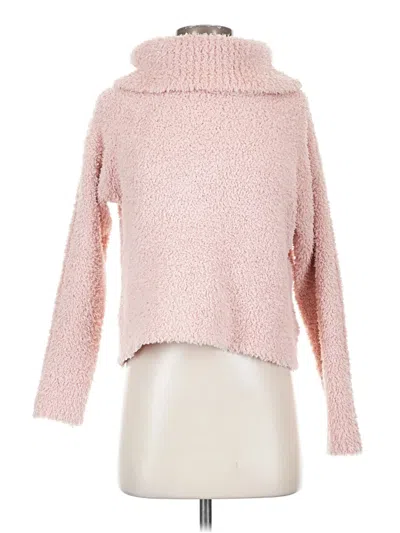 Pre-owned Poof Turtleneck Sweater In Pink
