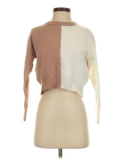 Pre-owned Poof Turtleneck Sweater In Tan