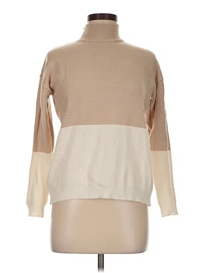 Pre-owned Poof Turtleneck Sweater In Tan