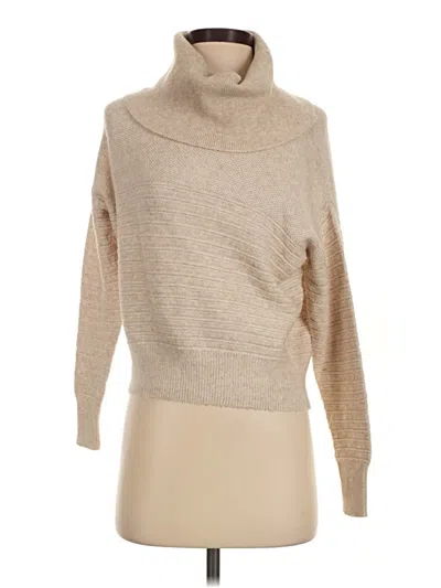 Pre-owned Poof Turtleneck Sweater In Tan