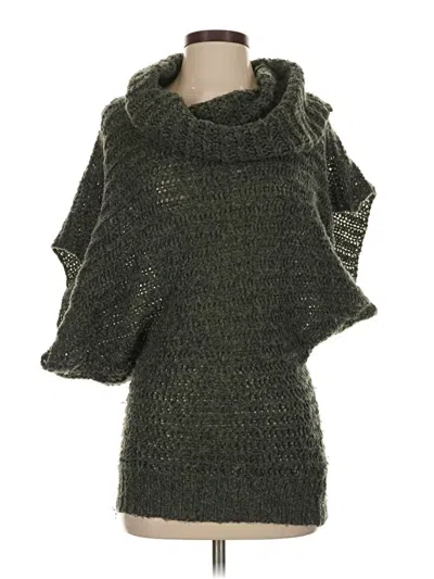 Pre-owned Poof Wool Pullover Sweater In Green