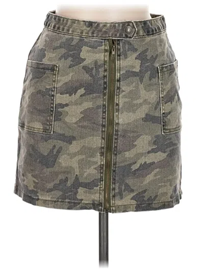 Pre-owned Pookie & Sebastian Casual Skirt In Gray