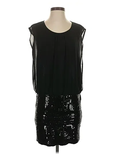 Pre-owned Pookie & Sebastian Cocktail Dress In Black
