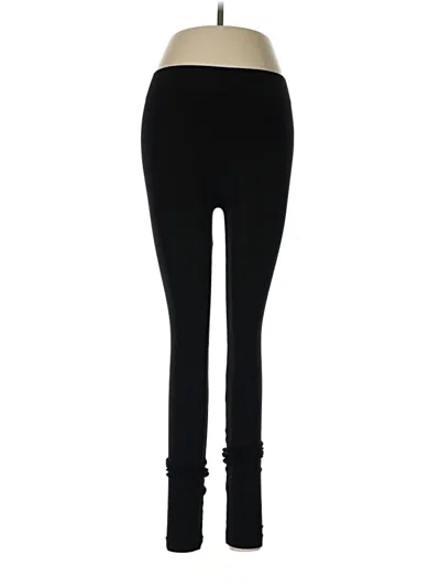 Pre-owned Pookie & Sebastian Leggings In Black