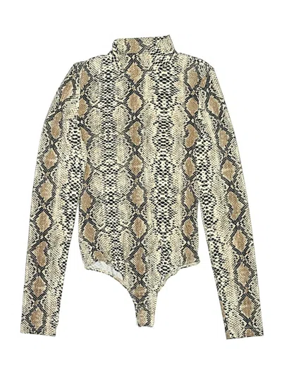 Pre-owned Pookie & Sebastian Long Sleeve Blouse In White