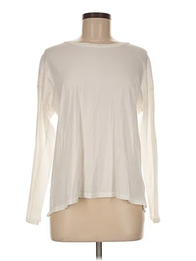 Pre-owned Pookie & Sebastian Long Sleeve T-shirt In Ivory