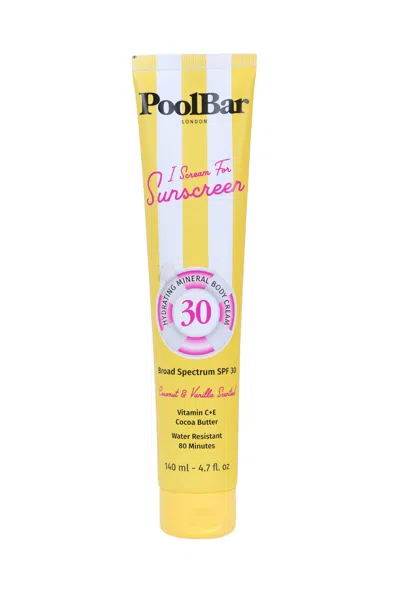 Pool Bar I Scream For Sunscreen Mineral Body Cream Spf30