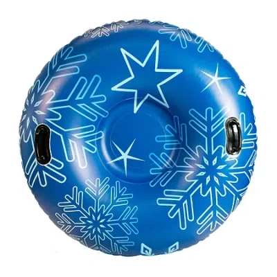 Pool Candy Heavy Duty Deluxe Snow Sled In Blue