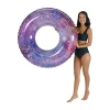 Pool Candy Poolcandy Galaxy Glitter 48in Pool Tube Deep Space Pink Glitter In Multi