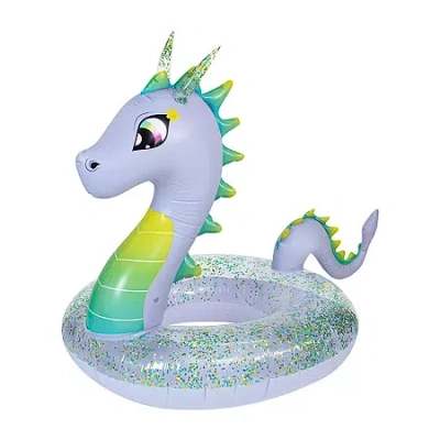 Pool Candy Poolcandy Glitter Sea Dragon - 40in Purple Pool Tube
