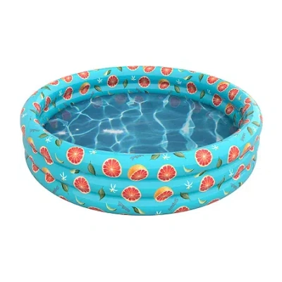 Pool Candy Poolcandy Inflatable Sunning Pool - Grapefruit In Multi