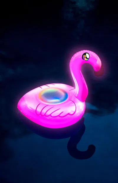 Pool Candy Soundcandy Floating Led Flamingo Bluetooth Speaker In Multi