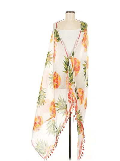 Pre-owned Pool To Party Cardigan Sweater In Orange