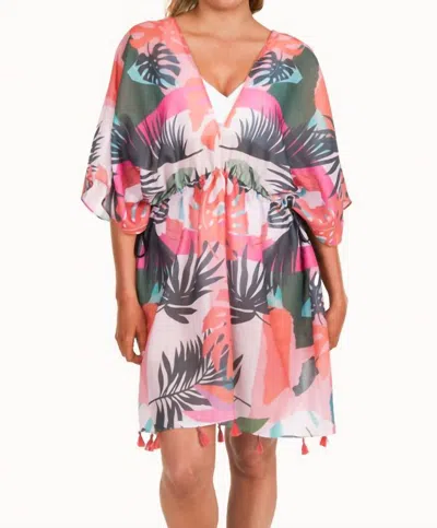 Pool To Party Women's Oasis Escape Isle Dress In Orange In Brown