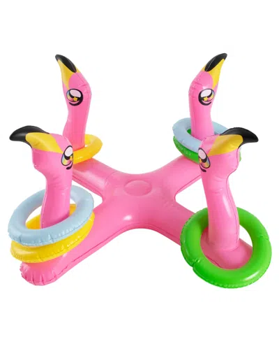 Poolcandy Flamingo Ring Toss In Gray