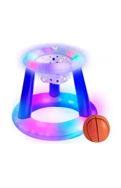 Poolcandy Illuminated Floating Led Basketball Set In Multi