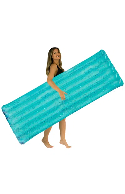 Poolcandy Inflatable Aqua Glitter Deluxe Pool Raft In Multi
