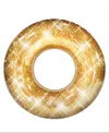 Poolcandy Pool Candy Glitter Swimming Pool Tube 48" In Gold Glitter