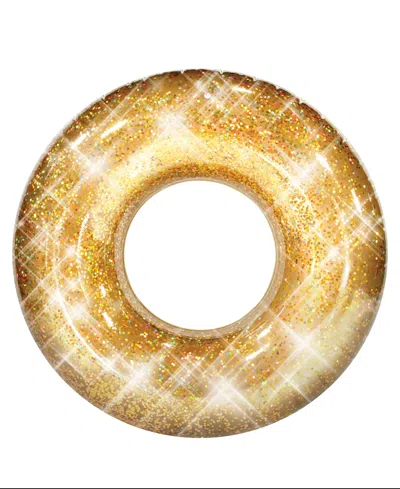 Poolcandy Pool Candy Glitter Swimming Pool Tube 48" In Gold