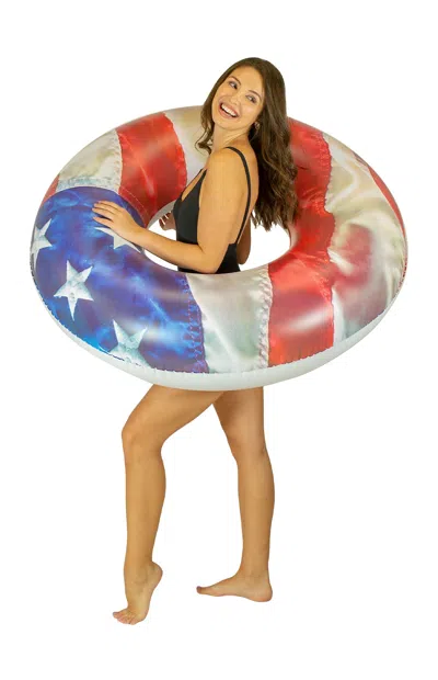 Poolcandy Star's & Stripes 48" Jumbo Pool Tube In Multi