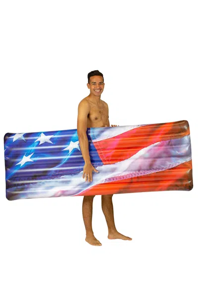 Poolcandy Stars & Stripes Deluxe Pool Raft In Multi