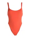 Poolday Paris One-piece Swimsuits In Orange