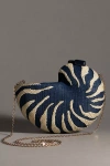 Poolside Anna Conch Clutch In Blue