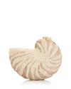 Poolside The Origami Nautilus Shell Clutch Bag In Natural