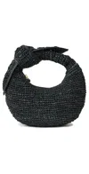 Poolside Bags The Josie Knot Bag All Black In All Black