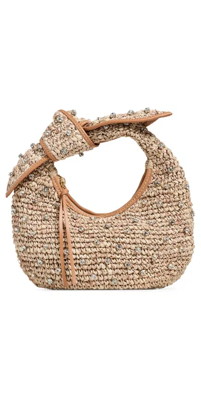 Poolside Bags The Josie Knot Bag Natural/bling